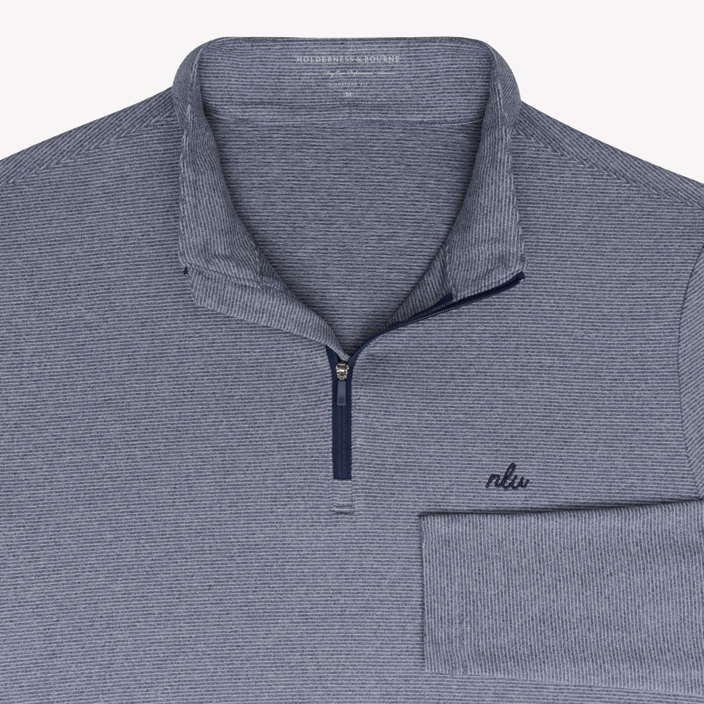 NLU x H&B Royce Pullover | Heathered Navy