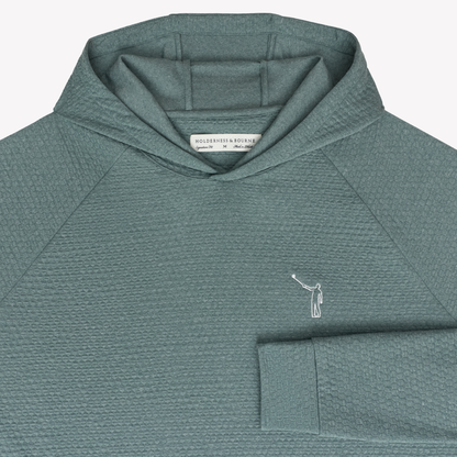 NLU x H&B Ellison Textured Hoodie | Heathered California Spruce