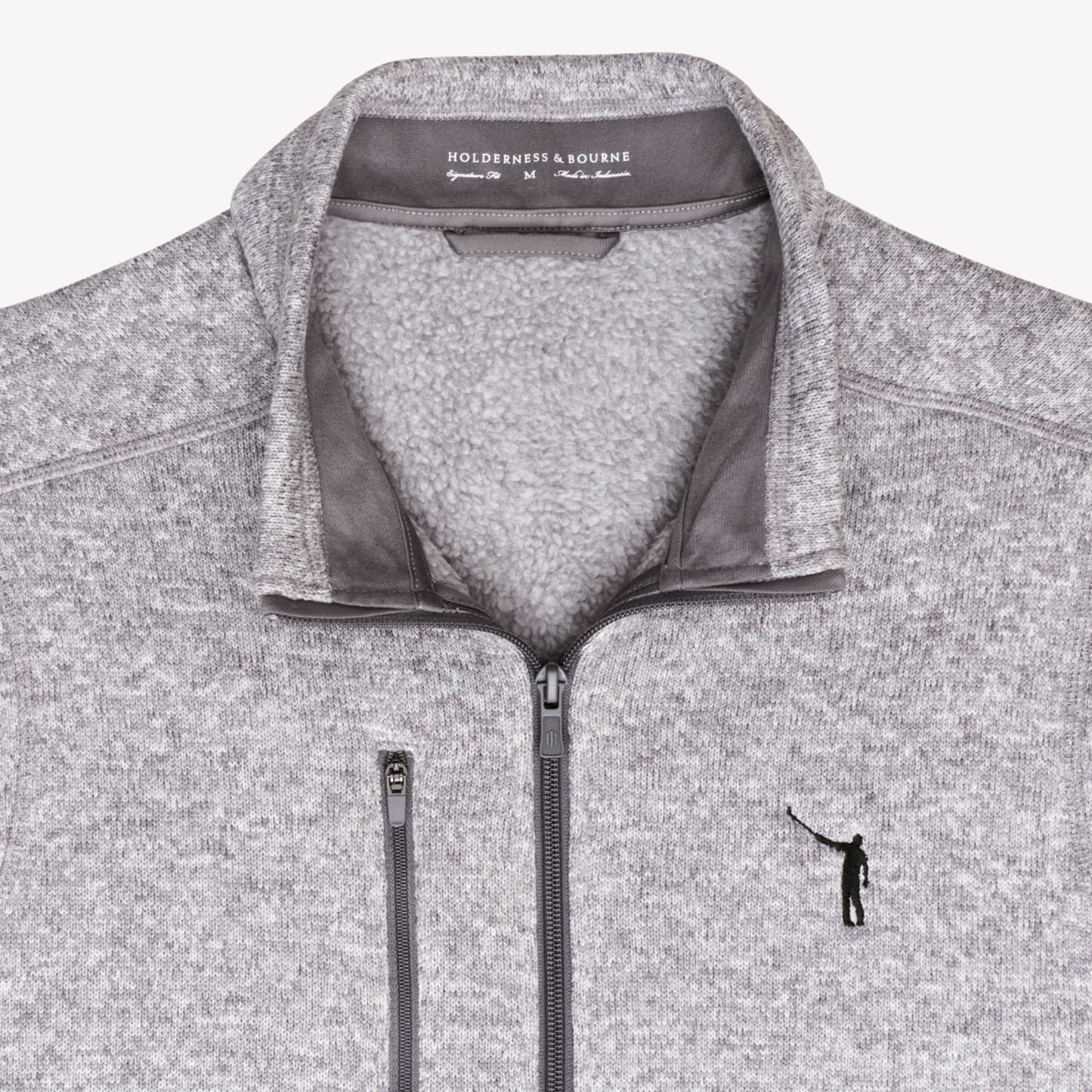 NLU x H&B Ashby Vest | Heathered Grey