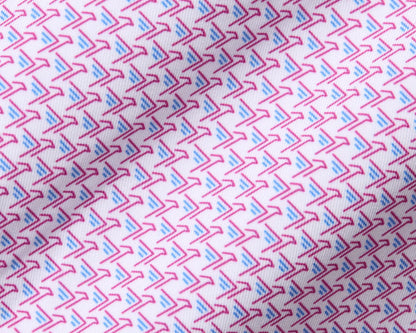 NLU x H&B Justice Printed Polo | Horizon Blue & Cabernet