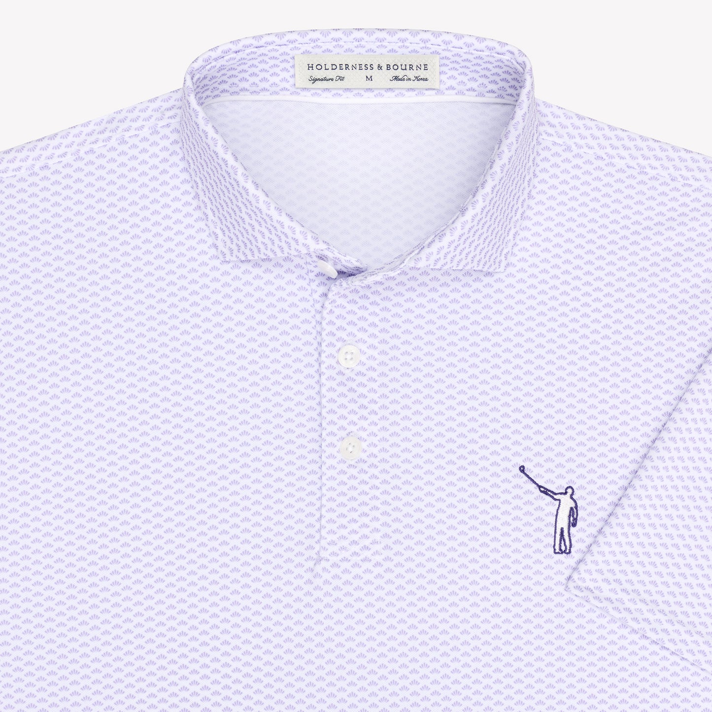 NLU x H&B Geiger Printed Pique Polo | Tudor