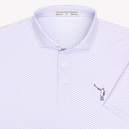 NLU x H&B Geiger Printed Pique Polo | Tudor