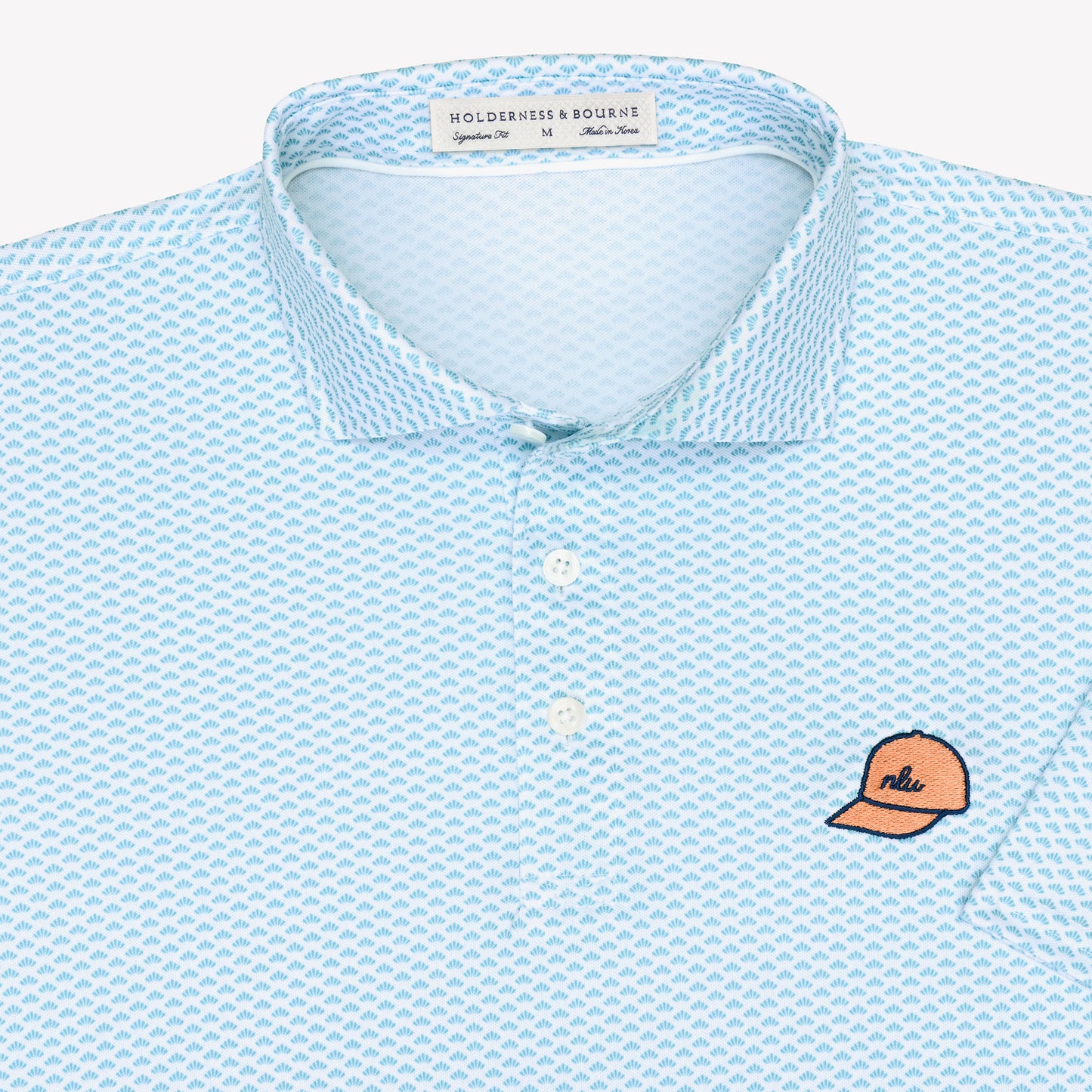 NLU x H&B Geiger Printed Pique Polo | Harbor