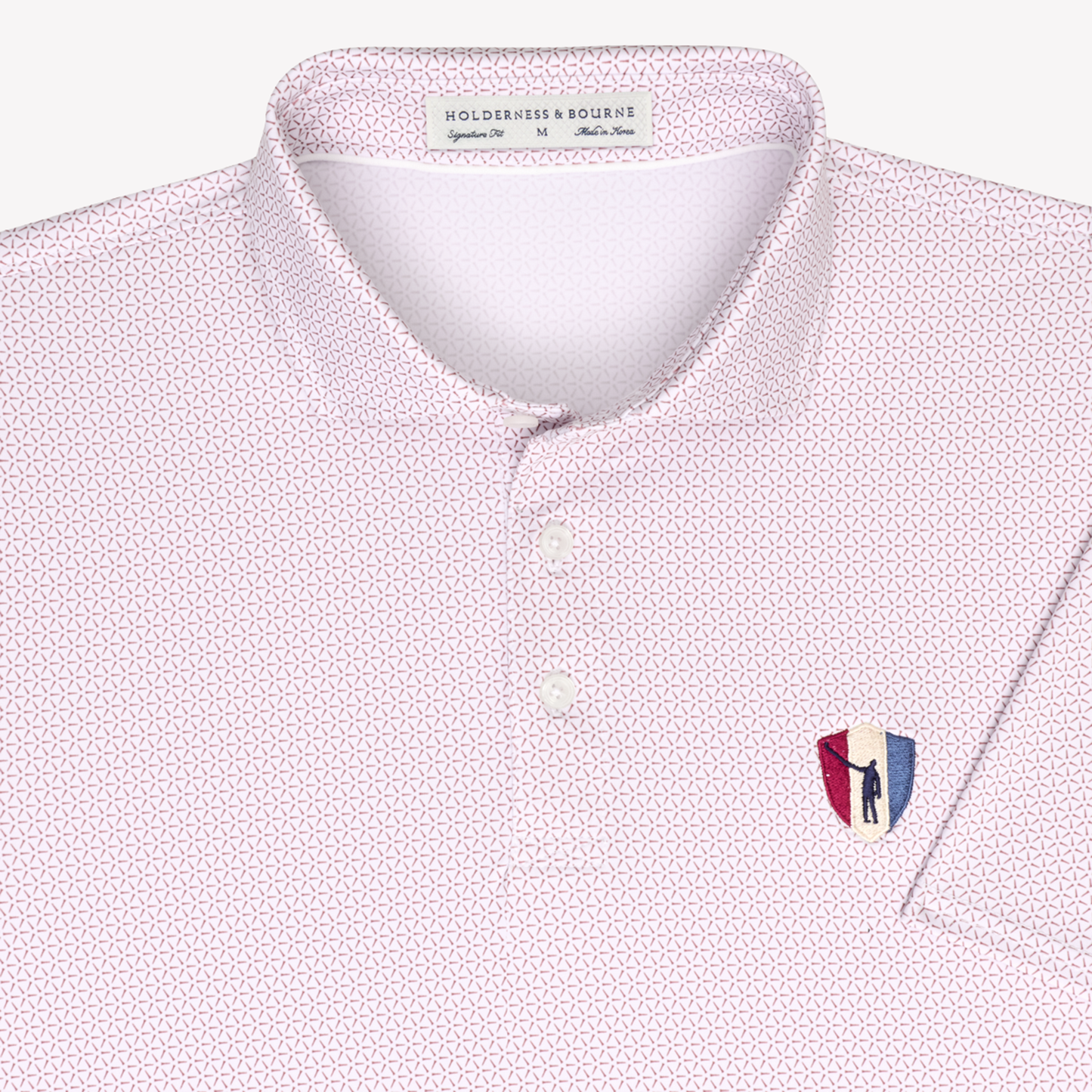 NLU x H&B Abbington Printed Polo | Napa