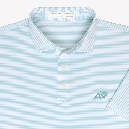 NLU x H&B Upton AIRation Polo | Cascade Green