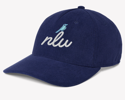 NLU x H&B Corduroy Hat | Navy w/ NLU Bird