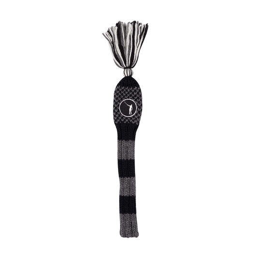 NLU x Fore Ewe Knit Hybrid Headcover | Charcoal, Black, and White