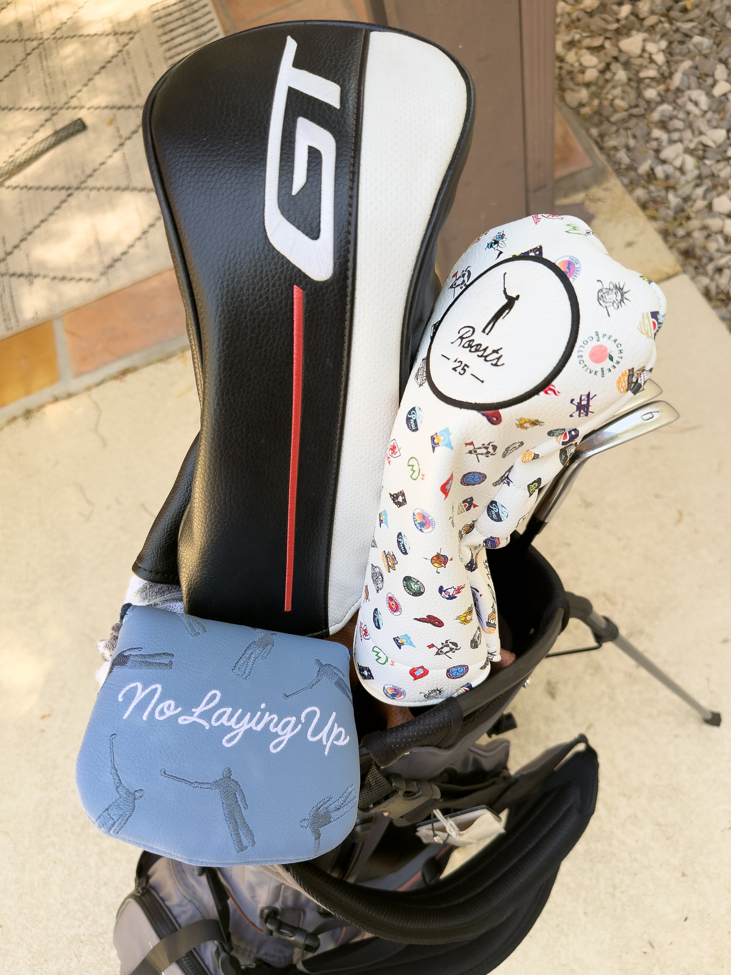 NLU x Handcrafted Golf Mallet Putter Cover | Light Blue