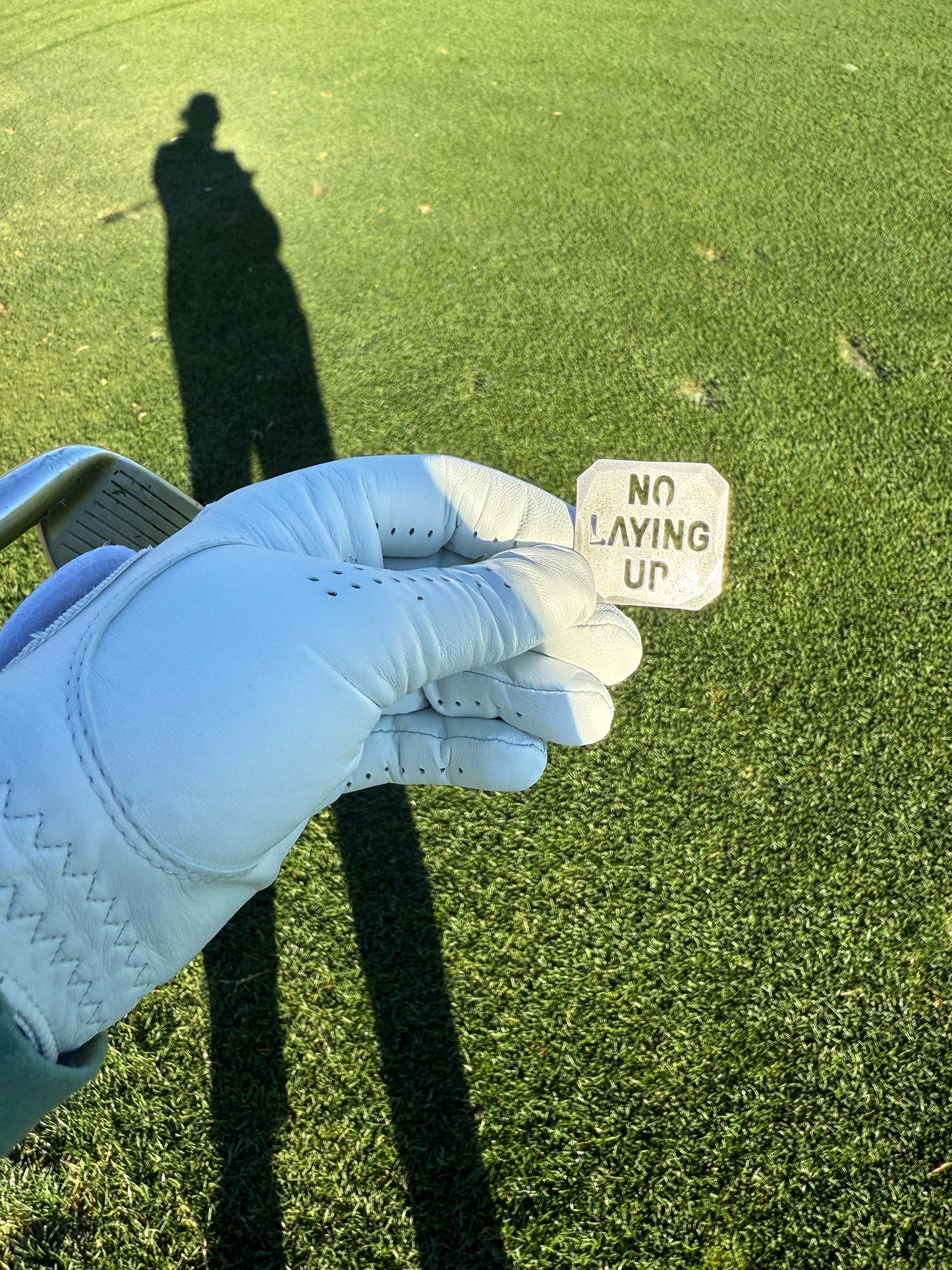 NLU x Seamus No Laying Up Cutout Ball Marker | Steel