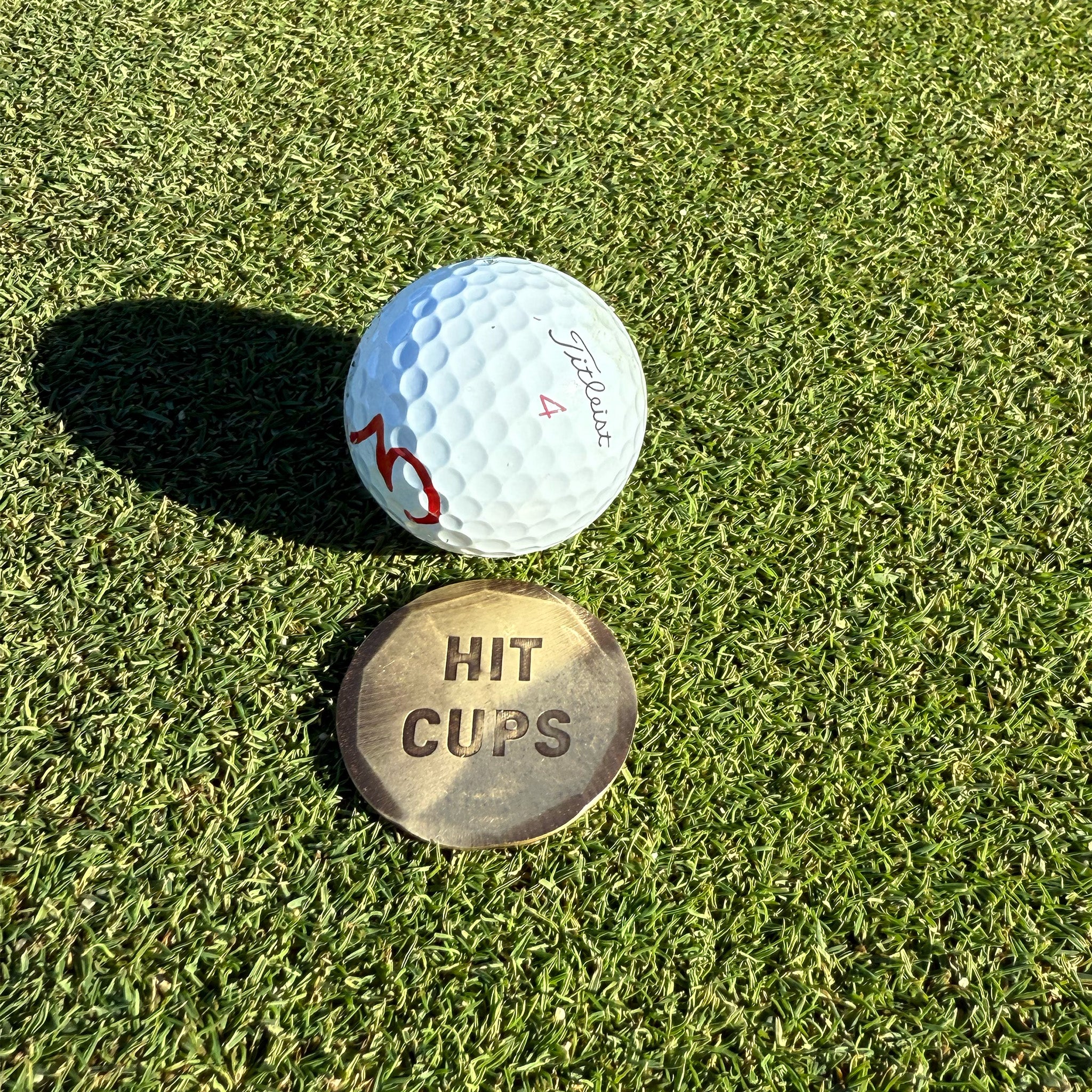 NLU x Seamus Hit Cups Ball Marker | Bronze – No Laying Up