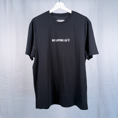 NLU x Levelwear Wordmark Richmond T-shirt | Black w/ Off White
