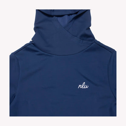 NLU x FJ Women's Cowl Hoodie | Navy