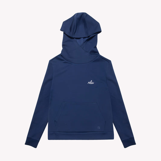 NLU x FJ Women's Cowl Hoodie | Navy