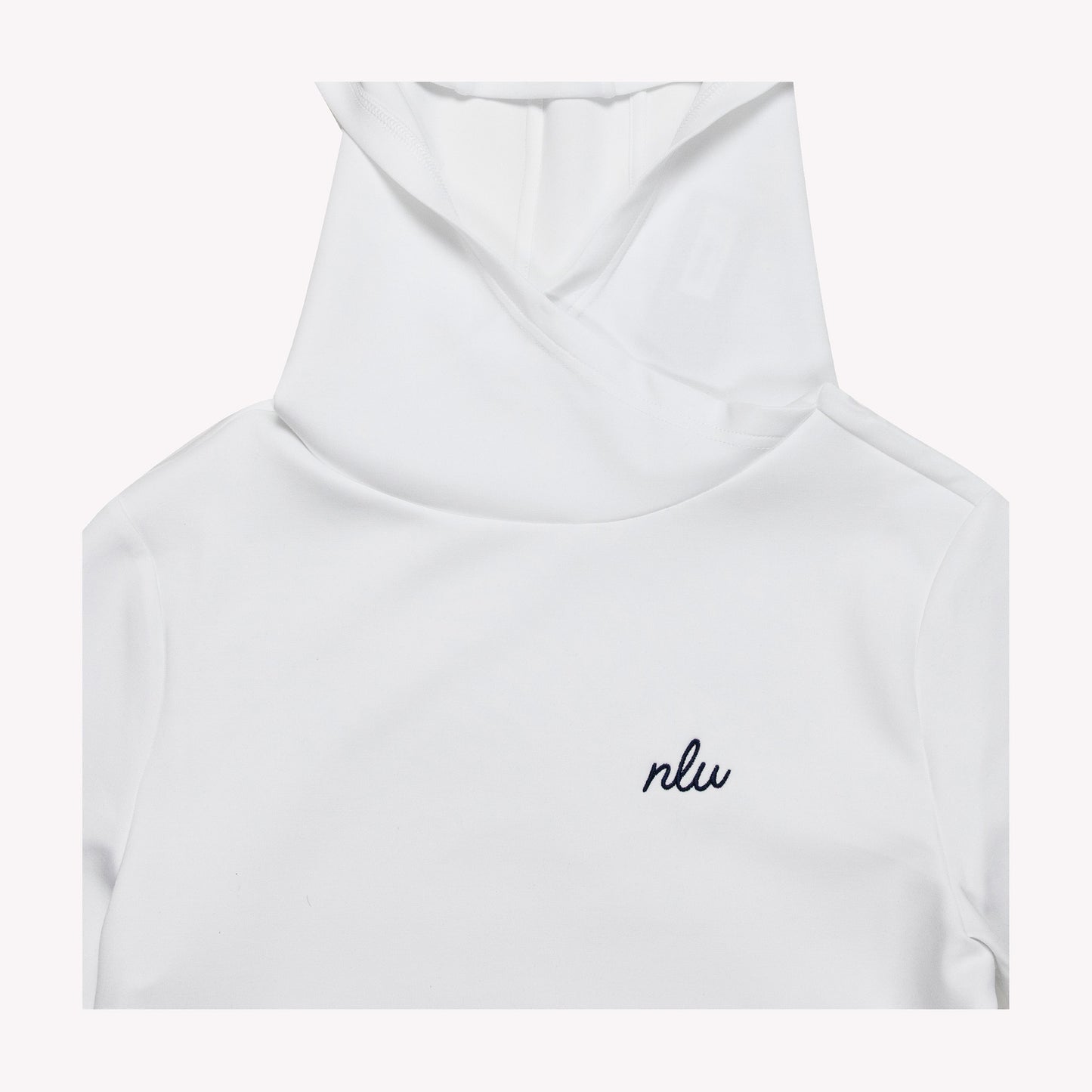 NLU x FJ Women's Cowl Hoodie | White