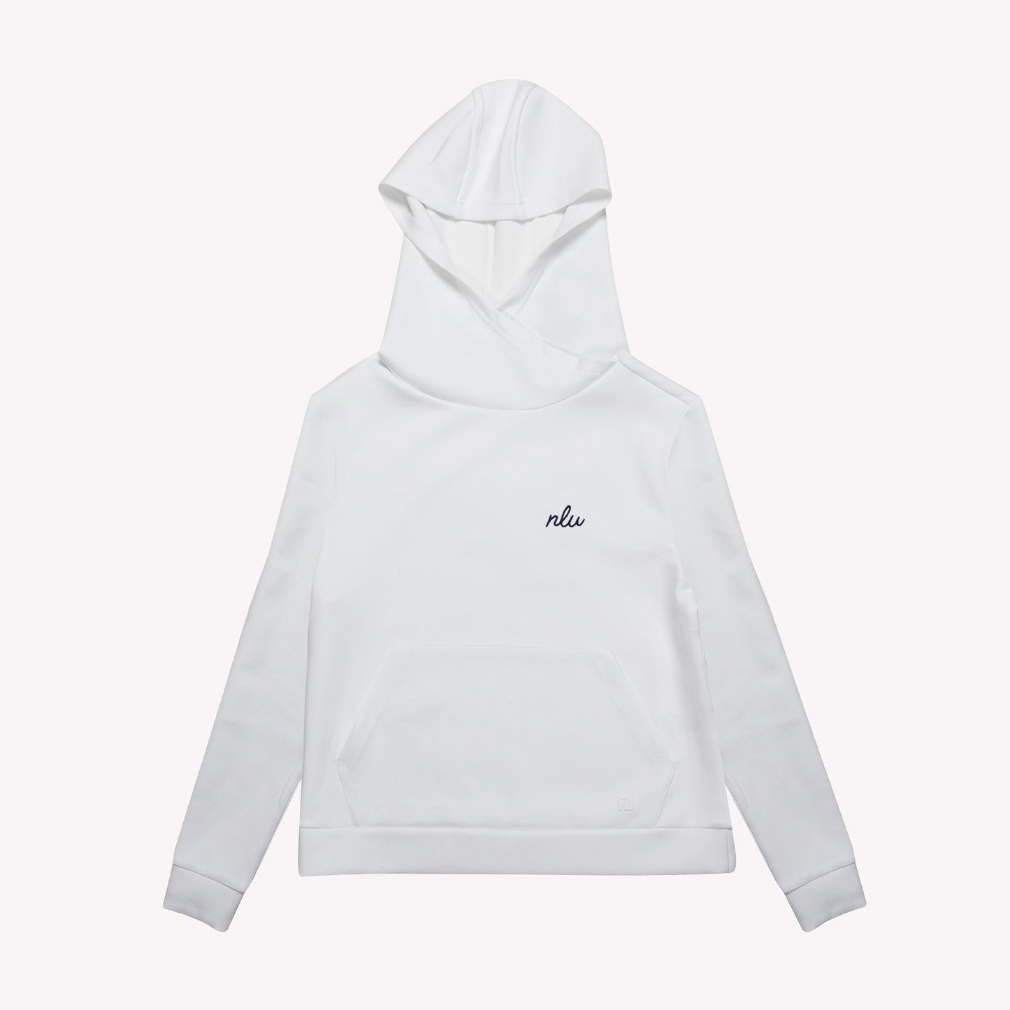 NLU x FJ Women's Cowl Hoodie | White