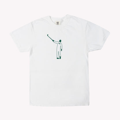 The No Laying Up Wayward Caddie T-Shirt | White