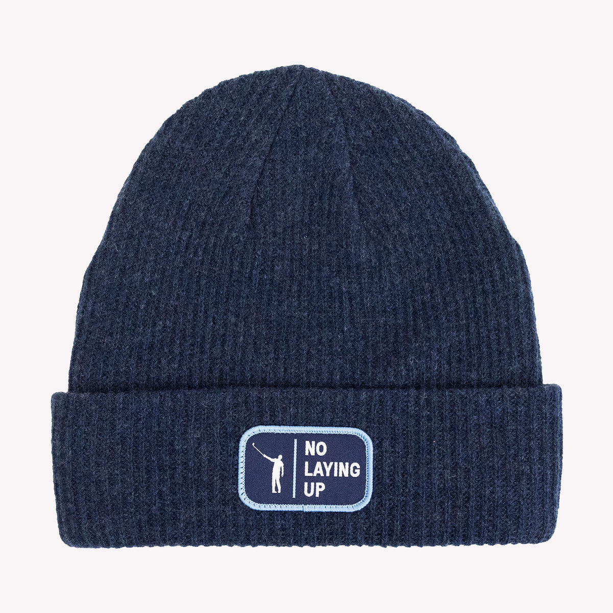 No Laying Up Merino Wool Beanie | Navy