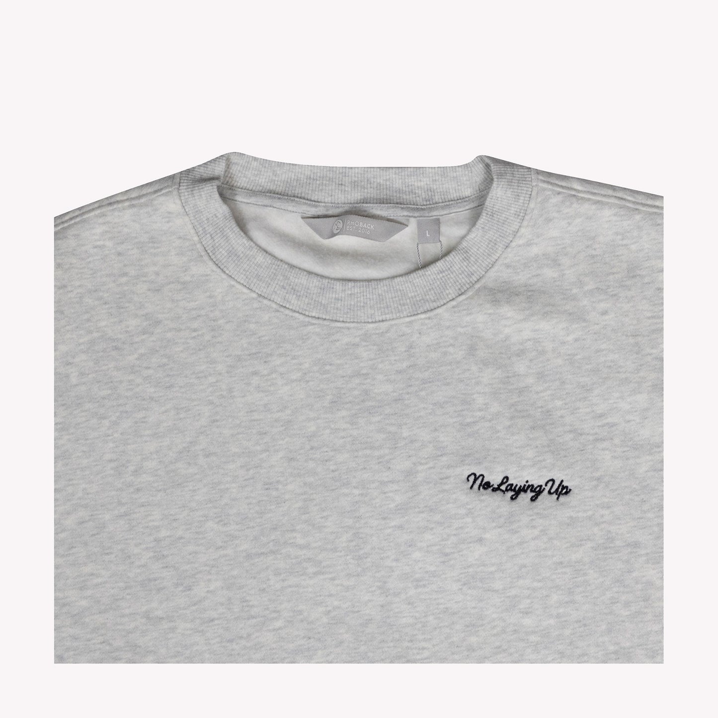 NLU x Rhoback Ready Crewneck Sweatshirt (Unisex) | Heathered Ivory