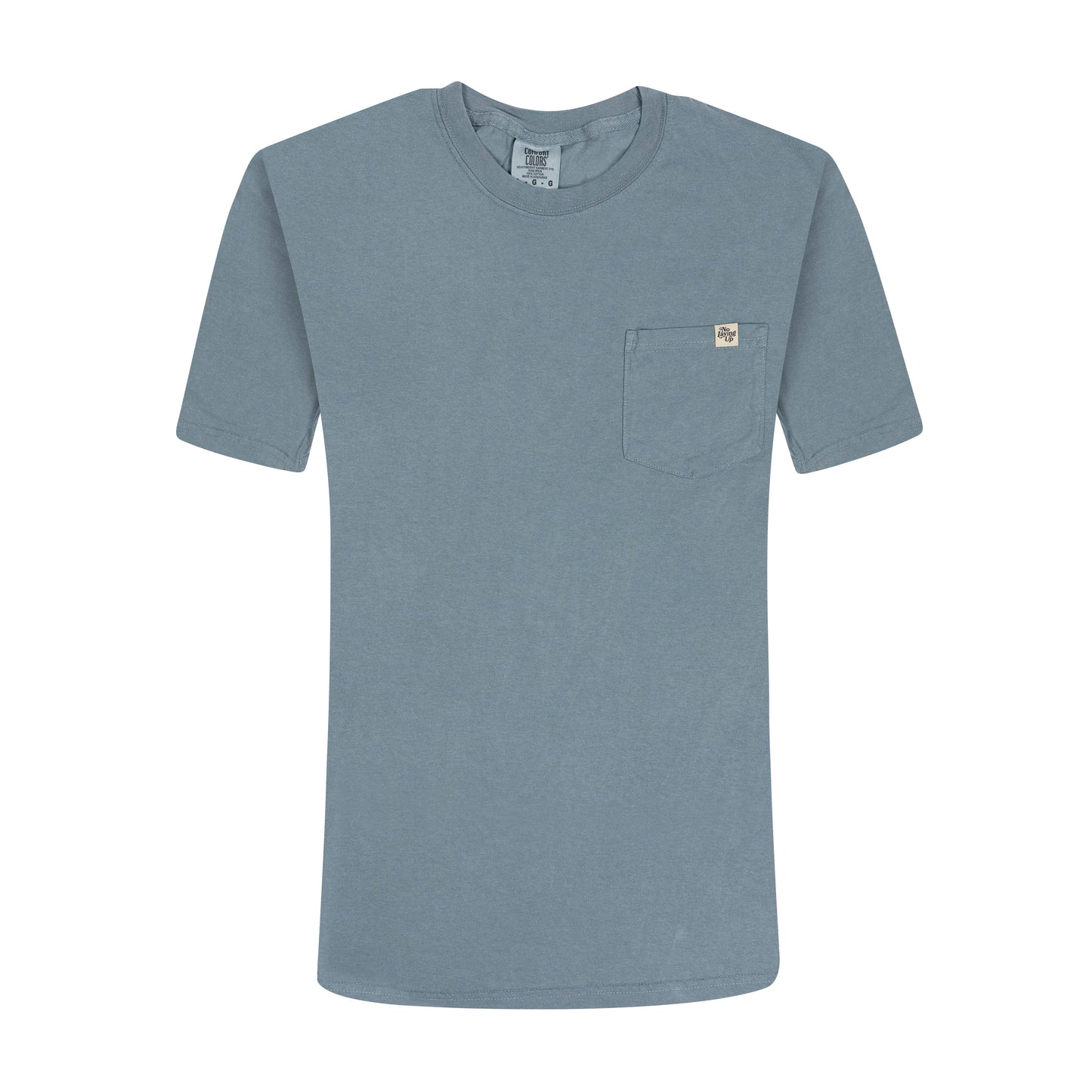 No Laying Up Minimalist Pocket T-shirt | Ice Blue