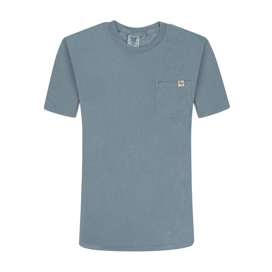 No Laying Up Minimalist Pocket T-shirt | Ice Blue