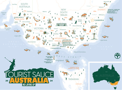 Tourist Sauce Return to Australia | Poster