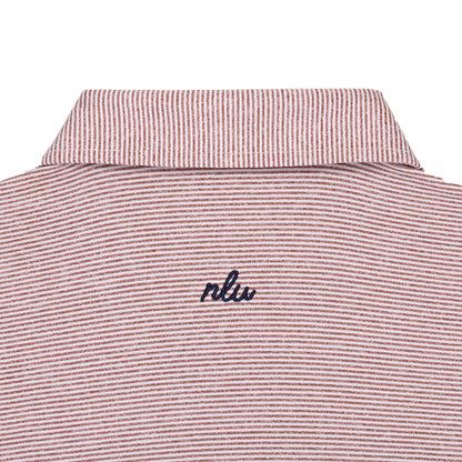NLU x H&B Perkins Polo | Heathered Exeter & White
