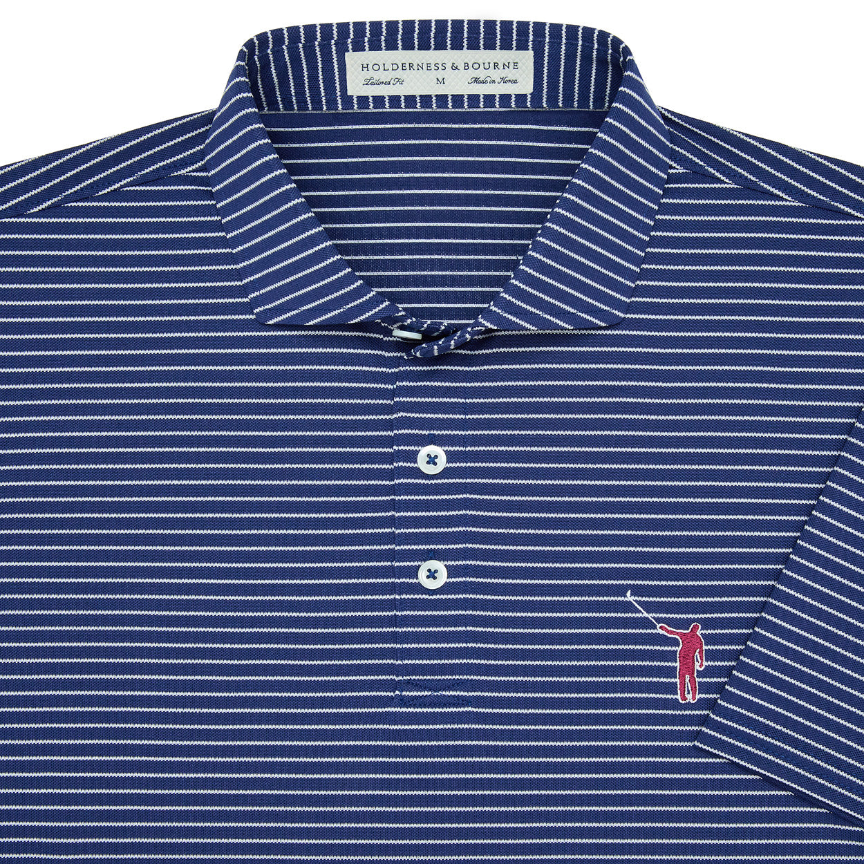 NLU x H&B Gordon Polo | Navy & White