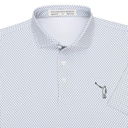 NLU x H&B Forrest Printed Polo | Ivy