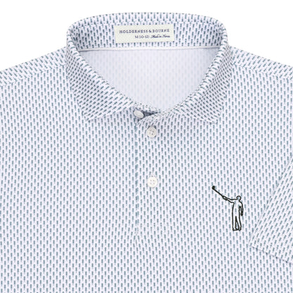 NLU x H&B Forrest Printed Boys Polo | Ivy