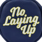 No Laying Up Barrel Driver Headcover | Navy w/ White and Yellow
