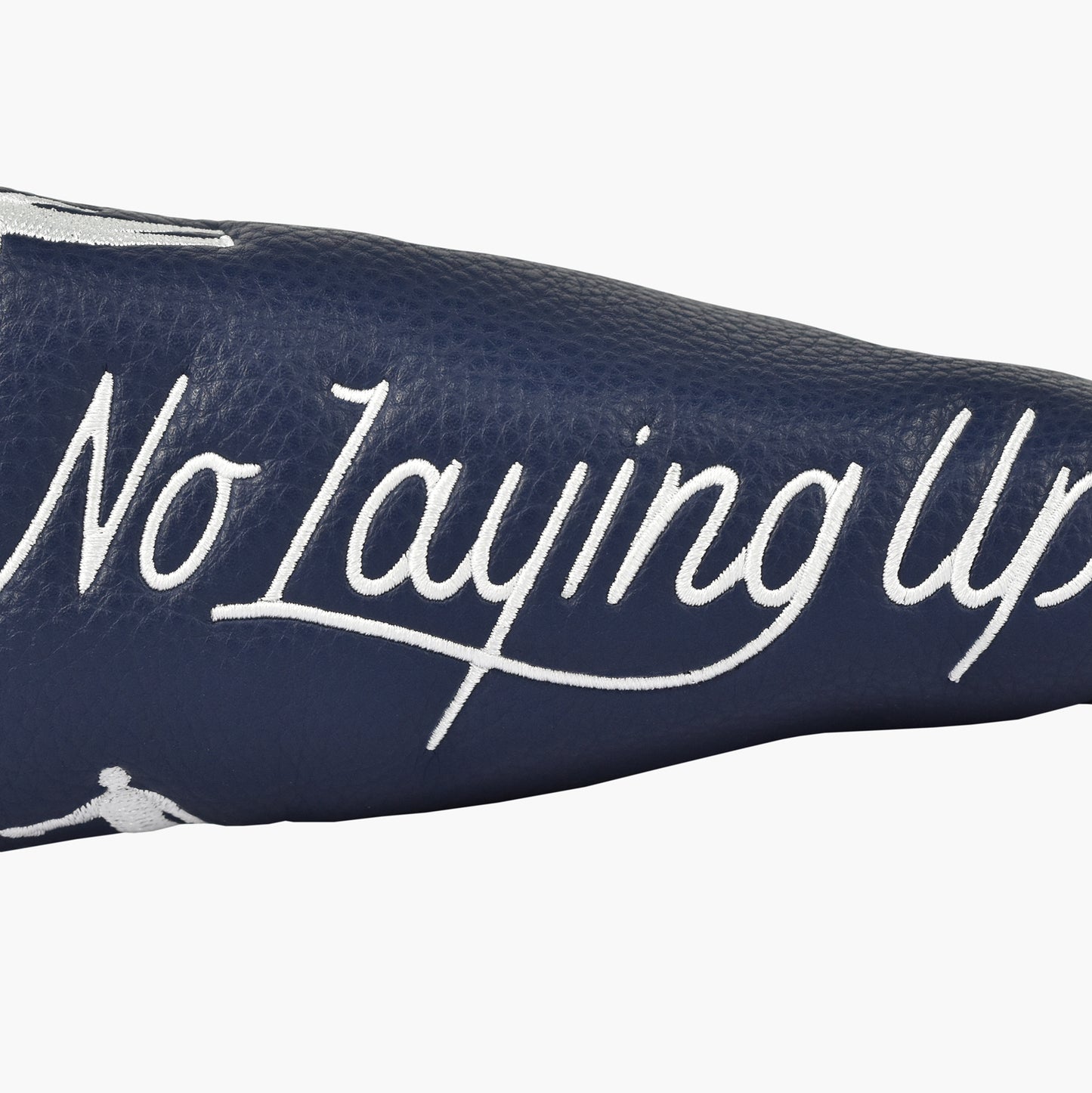 No Laying Up Blade Putter Cover | Navy w/ White