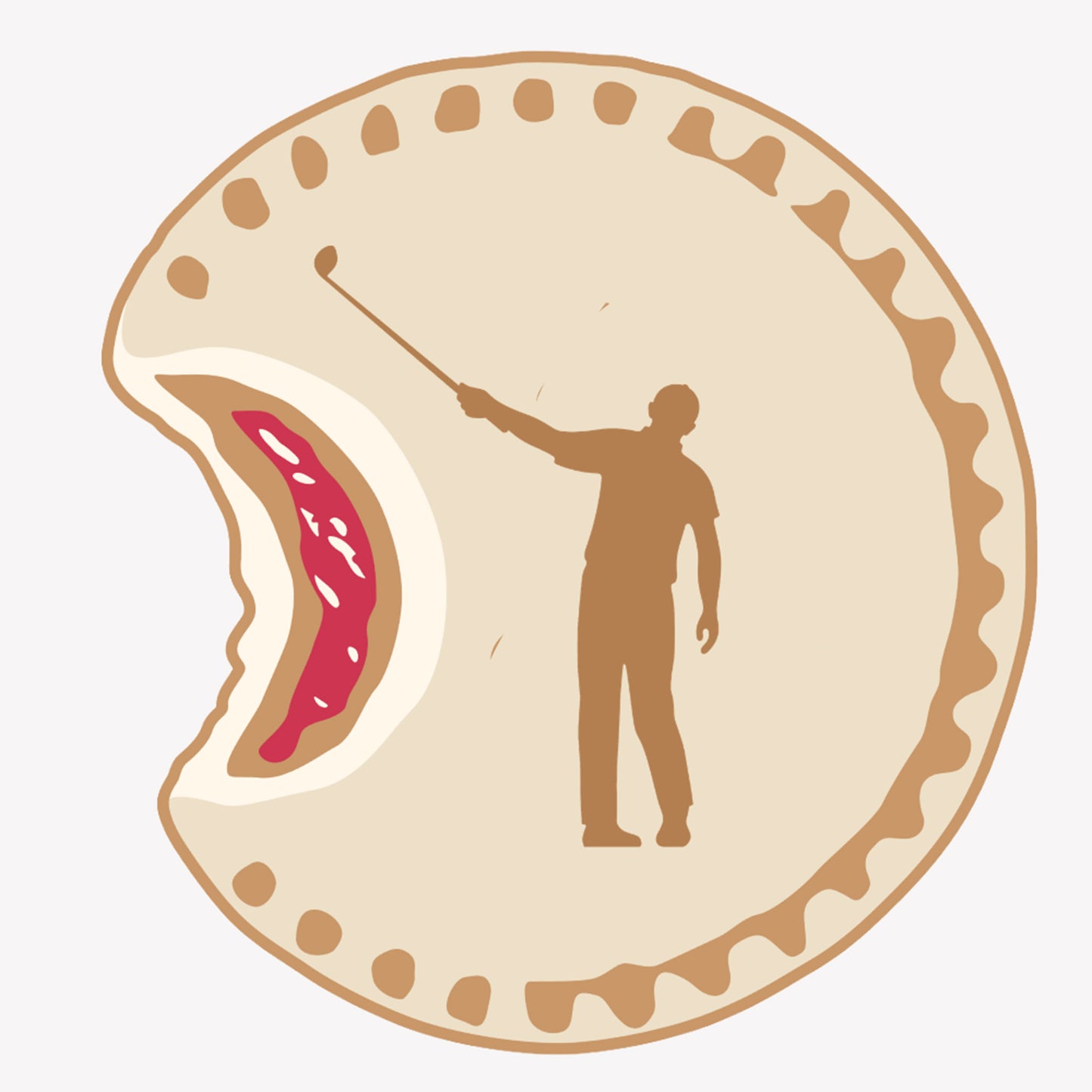 The No Laying Up PB&J Sticker Pack