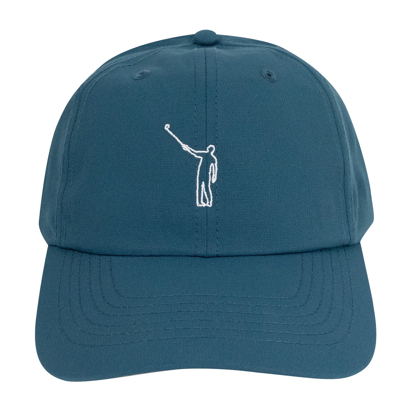 The NLU Wayward Outline Performance Hat | Petrol w/ Sand