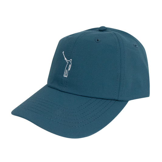 The NLU Wayward Outline Performance Hat | Petrol w/ Sand