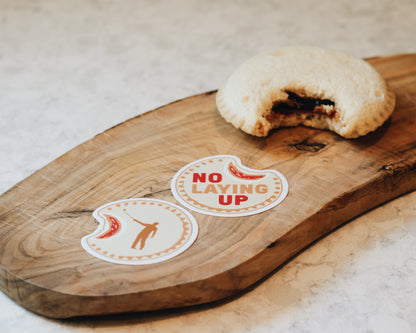 The No Laying Up PB&J Sticker Pack
