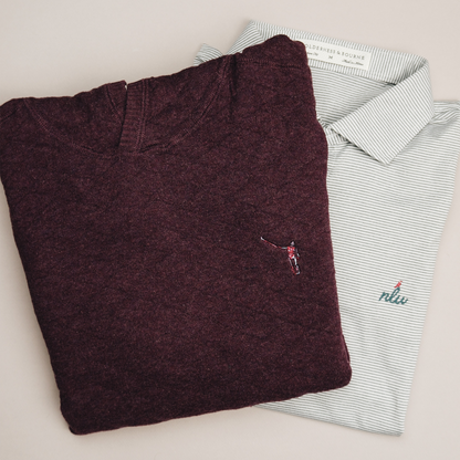 NLU x H&B Wallace Sweater Hoodie | Heathered Vinyard
