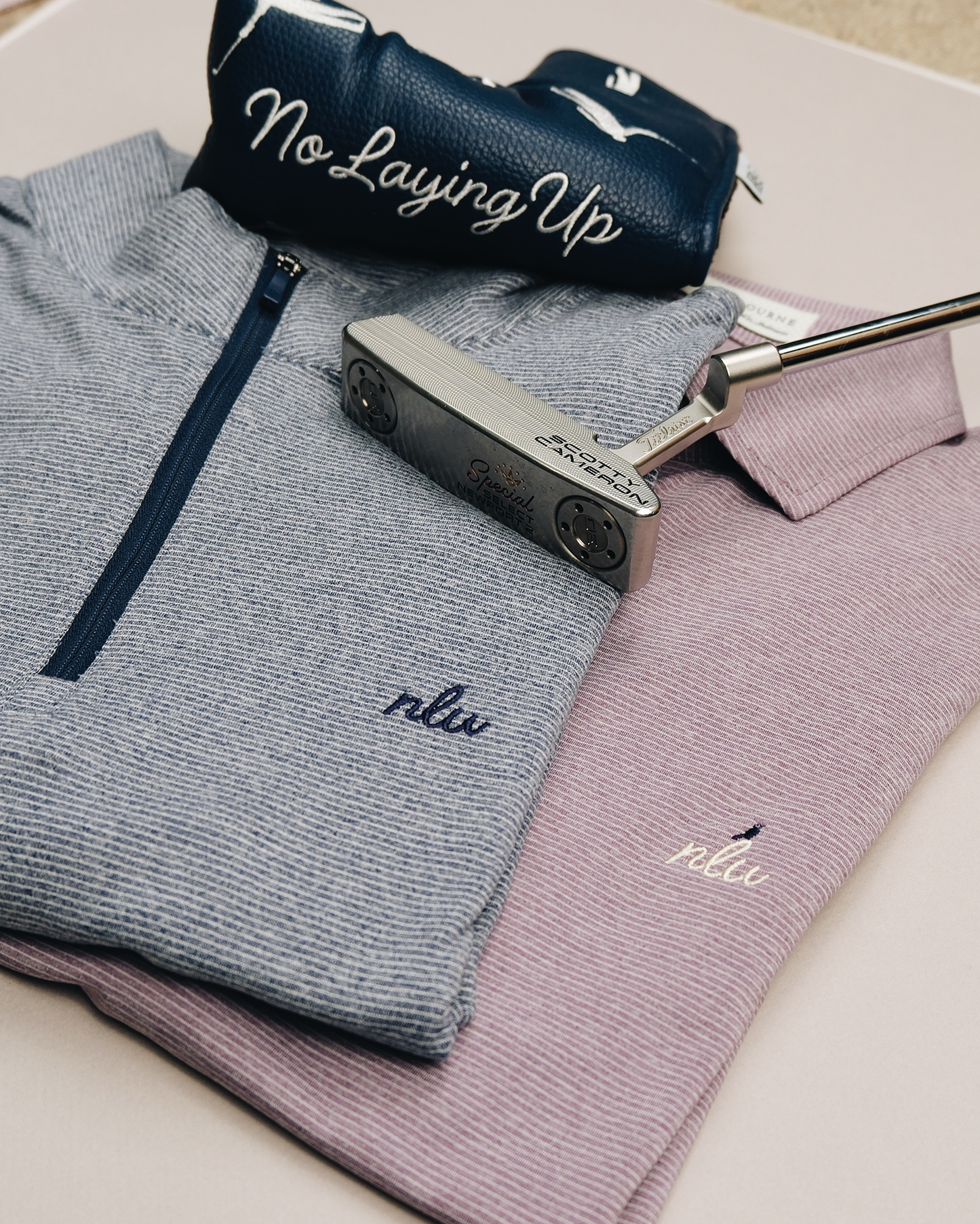 NLU x H&B Royce Pullover | Heathered Navy