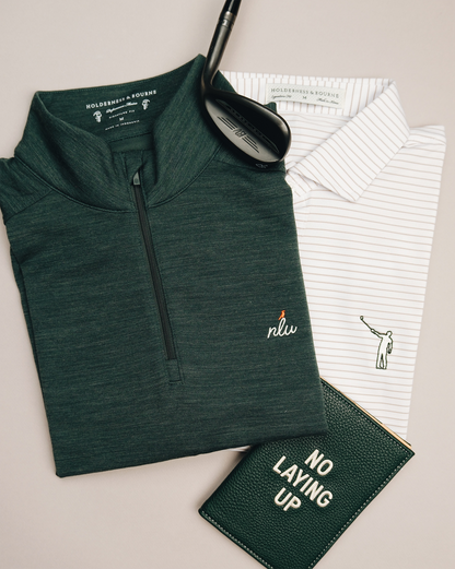 NLU x H&B Coyne Wool Blend Pullover | Heathered Cypress