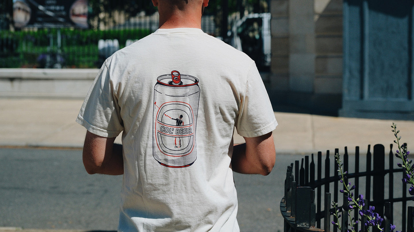 No Laying Up Col' Beers T-shirt | Ivory