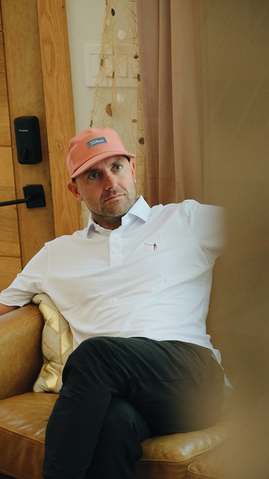 NLU x H&B Macdonald Polo | White w/ USA Wayward Skeleton