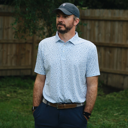 NLU x Rhoback Performance Polo | Tourist Sauce Season 10 Scotland: Islands & Highlands