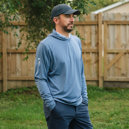 NLU x Rhoback Highlands Hoodie | Coastal Blue Tourist Sauce Edition