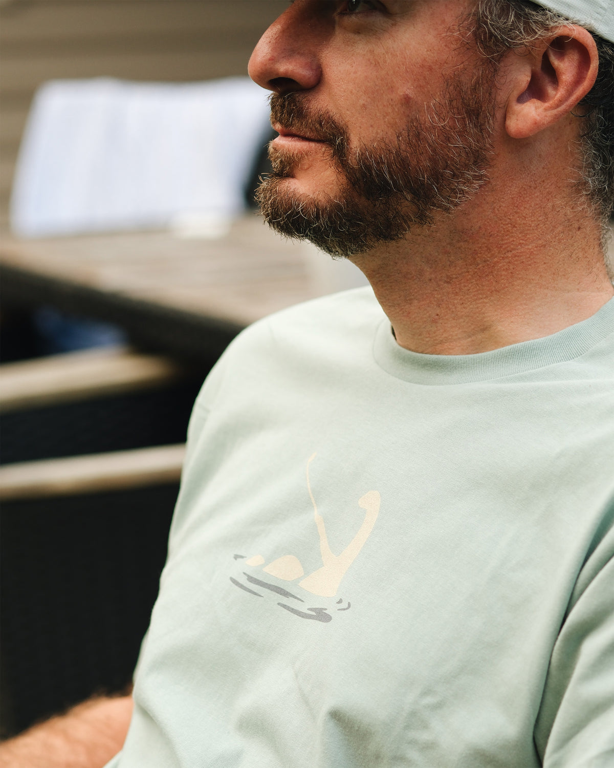 No Laying Up Wayward Nessie Tourist Sauce 10 T-shirt | Seafoam