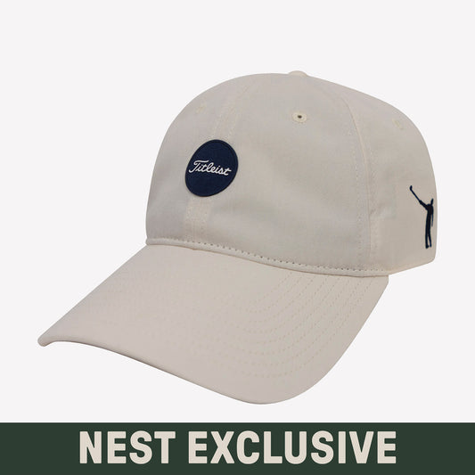 No Laying Up x Titleist Montauk Lightweight Hat | Cream & Navy (Nest Exclusive)