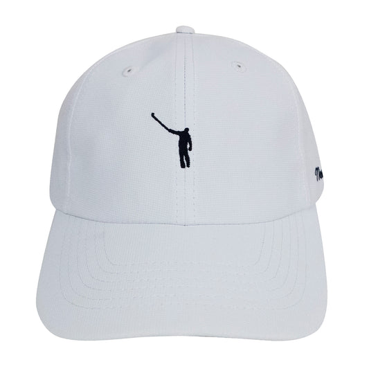 The No Laying Up Nest Member Hat w/ Wayward and Script Logos | White w/ Navy