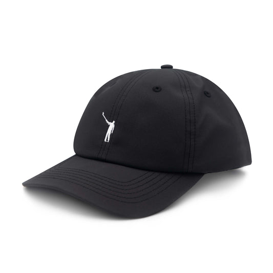 No Laying Up Custom Performance Hat | Black w/ White Wayward Drive Logo
