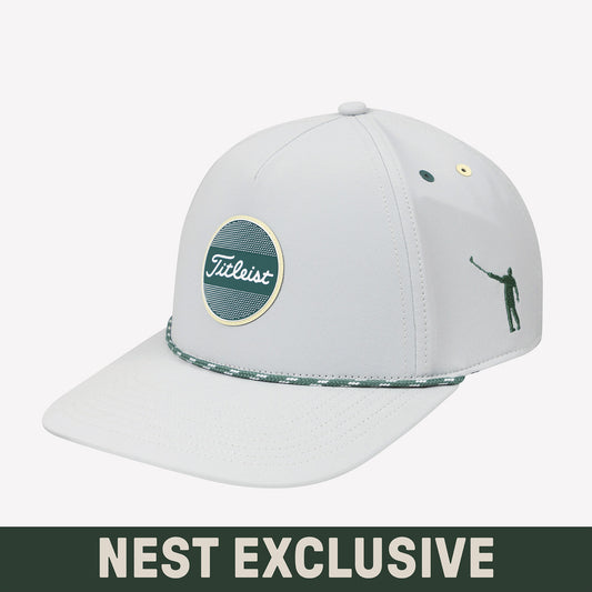 NLU x Titleist Boardwalk Rope Hat | Marble/Eucalyptus/Lemon