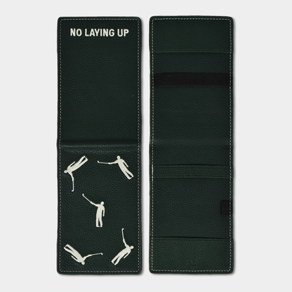 NLU Dancing Waywards Yardage Book Cover | Hunter Green