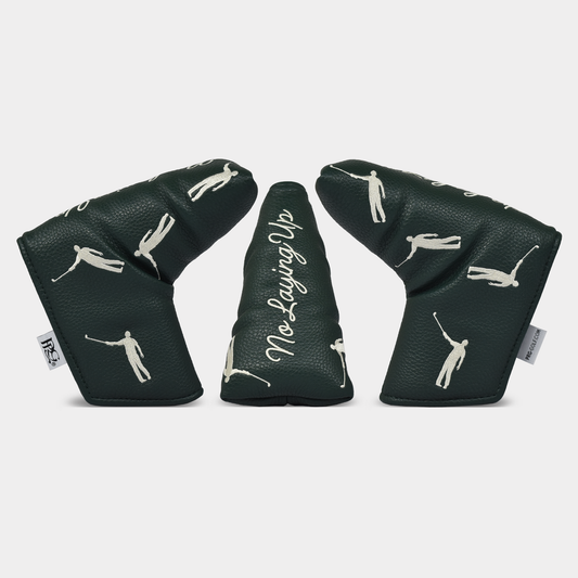 No Laying Up Dancing Waywards Blade Putter Cover | Hunter Green