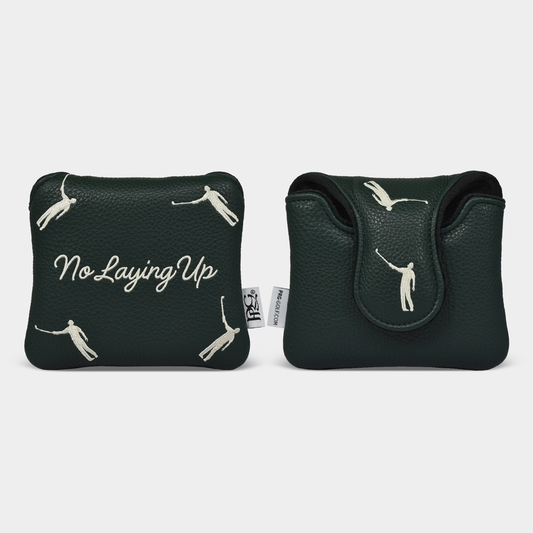 No Laying Up Dancing Waywards Mallet Putter Cover | Hunter Green